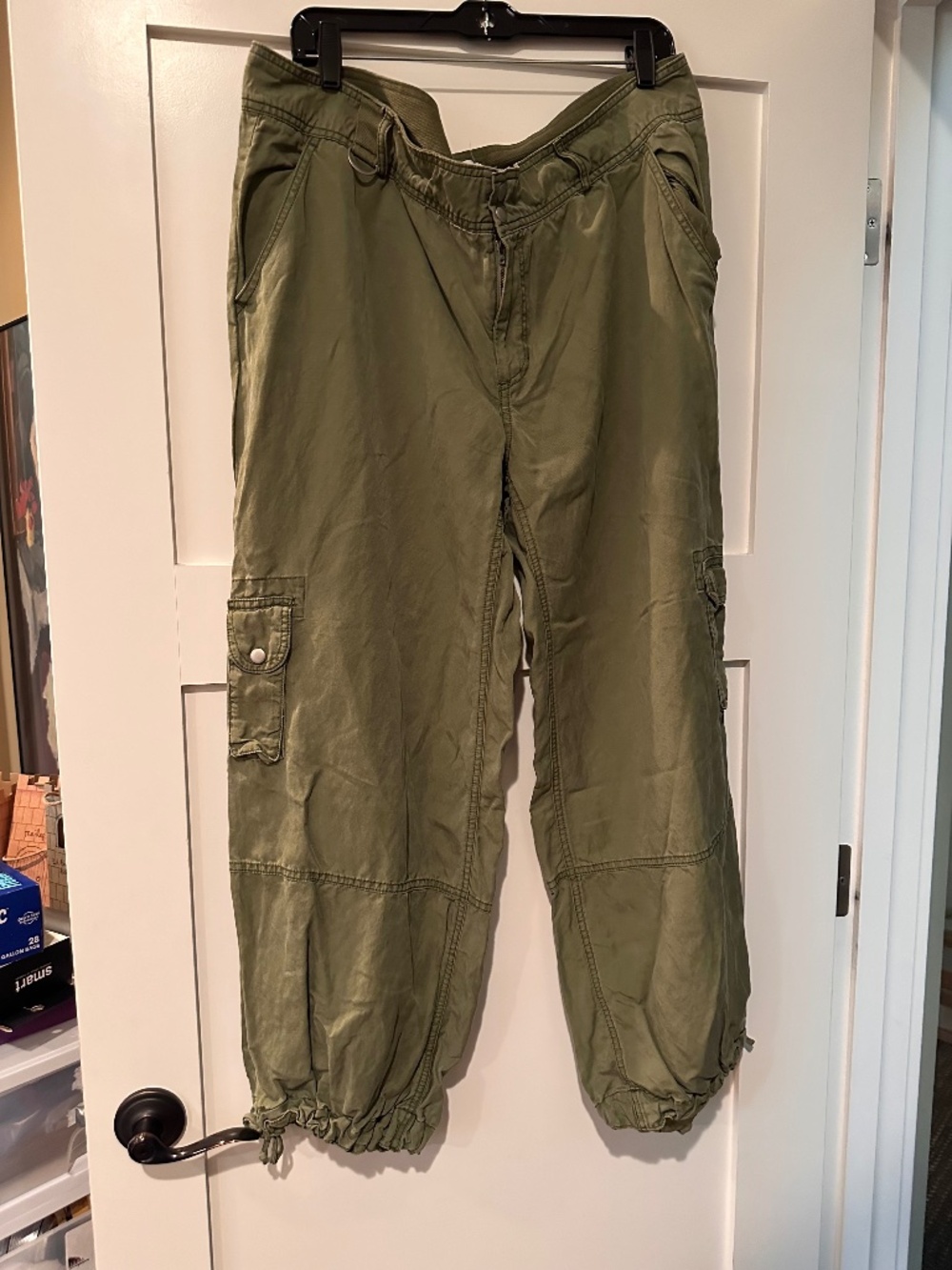 Anthropologie Tencel/Lyocell Cargo Pants size 16W (fits like an 18)